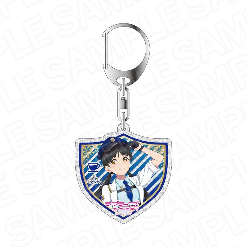 ラブライブ!スーパースター!! ラメアクリルキーホルダー 葉月恋 ポリスVer.