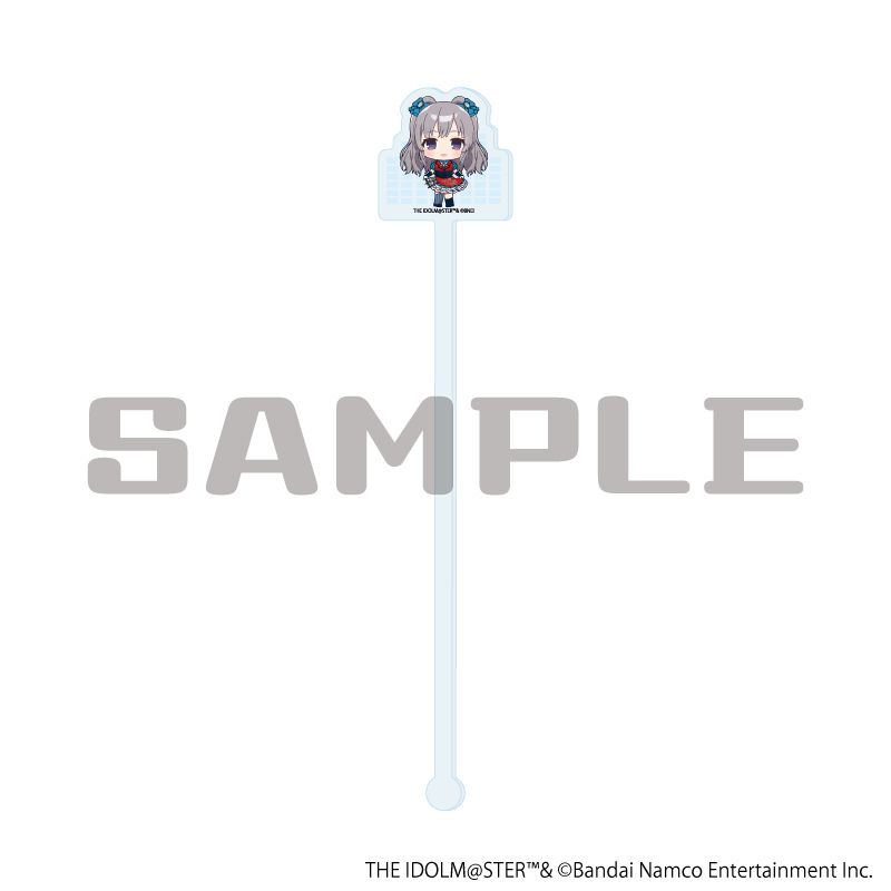 マドラー風スティック「アイドルマスター シャイニーカラーズ」08/幽谷霧子 オリジナル衣装ver.(ミニキャライラスト)