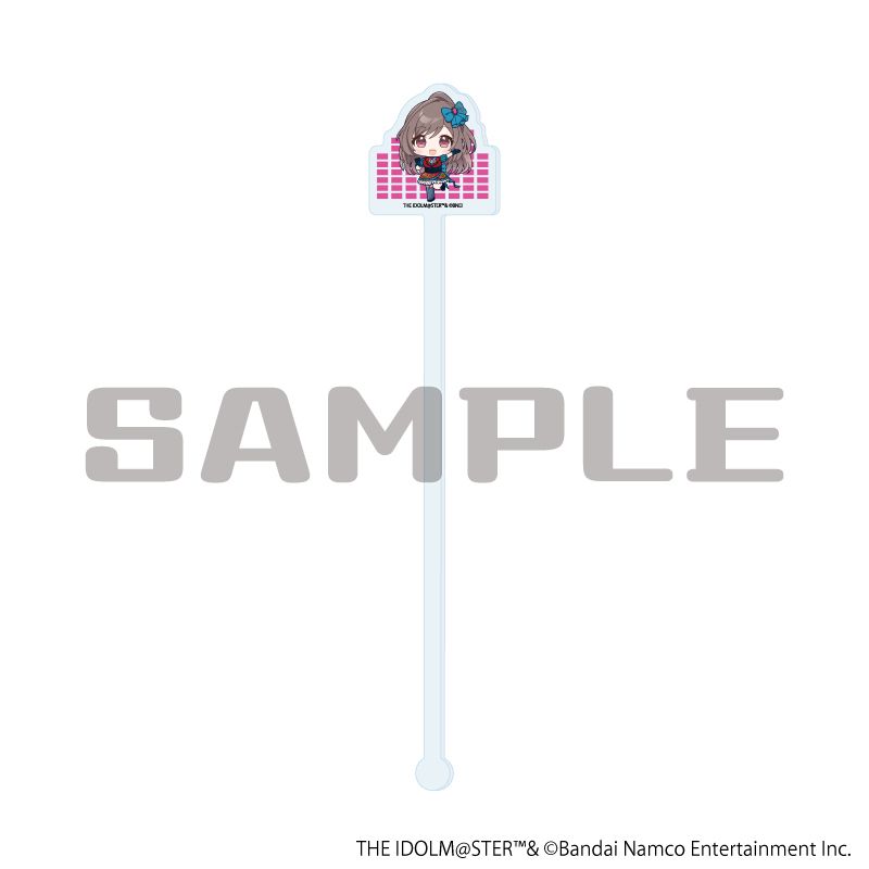 マドラー風スティック「アイドルマスター シャイニーカラーズ」04/月岡恋鐘 オリジナル衣装ver.(ミニキャライラスト)
