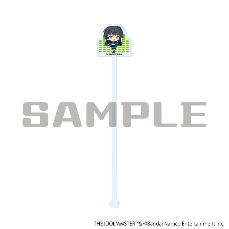 マドラー風スティック「アイドルマスター シャイニーカラーズ」02/黛 冬優子 オリジナル衣装ver.(ミニキャライラスト)