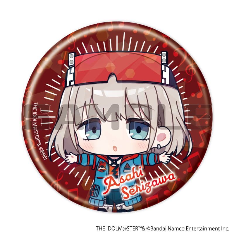ホログラム缶バッジ(57mm)「アイドルマスター シャイニーカラーズ」03/オリジナル衣装ver. コンプリートセット(全10種)(ミニキャライラスト)