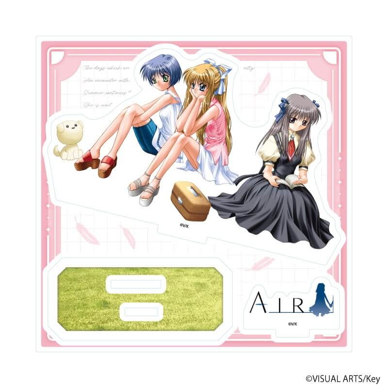 アクリルスタンドプレート「AIR」05/神尾観鈴&霧島佳乃&遠野美凪(公式イラスト)