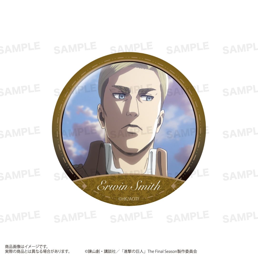 進撃の巨人　エルヴィン　缶バッジ　まとめ売り　11点 進撃の巨人 エルヴィン確定ランダム缶バッジ （全8種）BOX – IG