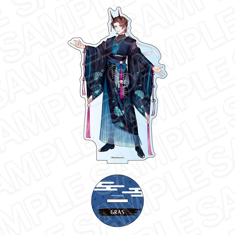 千銃士:Rhodoknight アクリルフィギュア グラース 鬼銃士Ver.