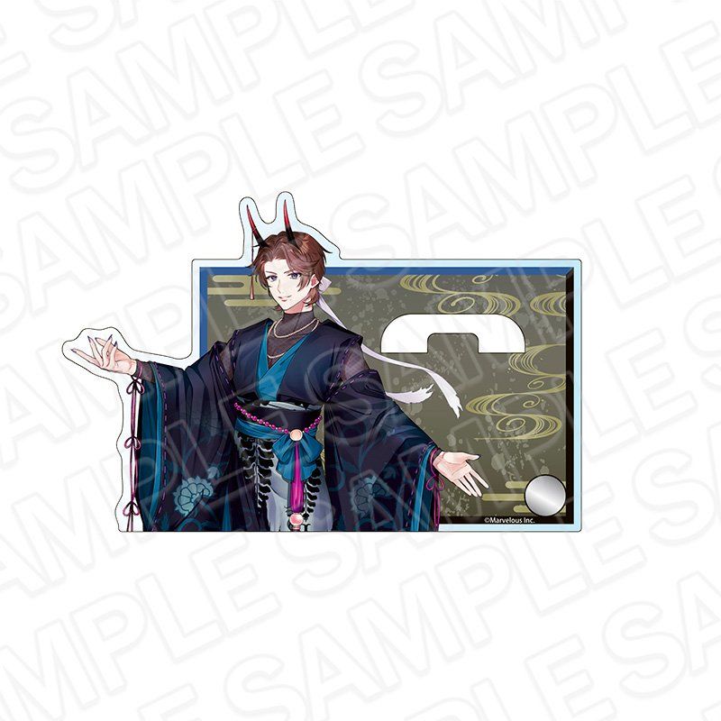 千銃士:Rhodoknight カンバッジスタンド グラース 鬼銃士Ver.