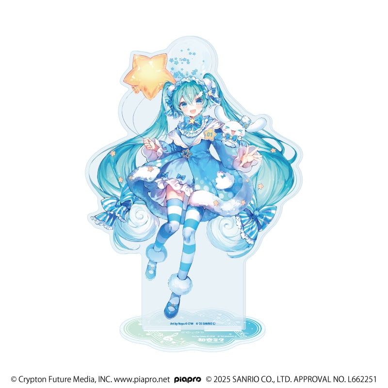 初音ミク　冬木小袖　ビッグアクリルスタンド　森倉円　アクスタ　コラボ クリエイター活躍支援の一環として「<冬木小袖> ミク」グッズを