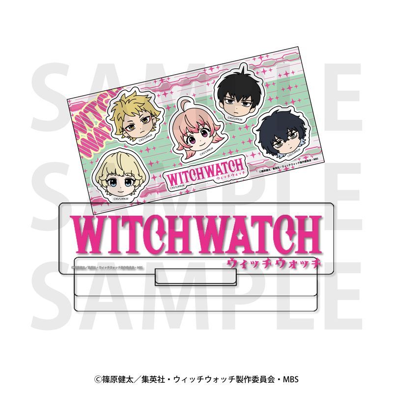 ウィッチウォッチ ロゴアクリルブロック&ステッカーセット