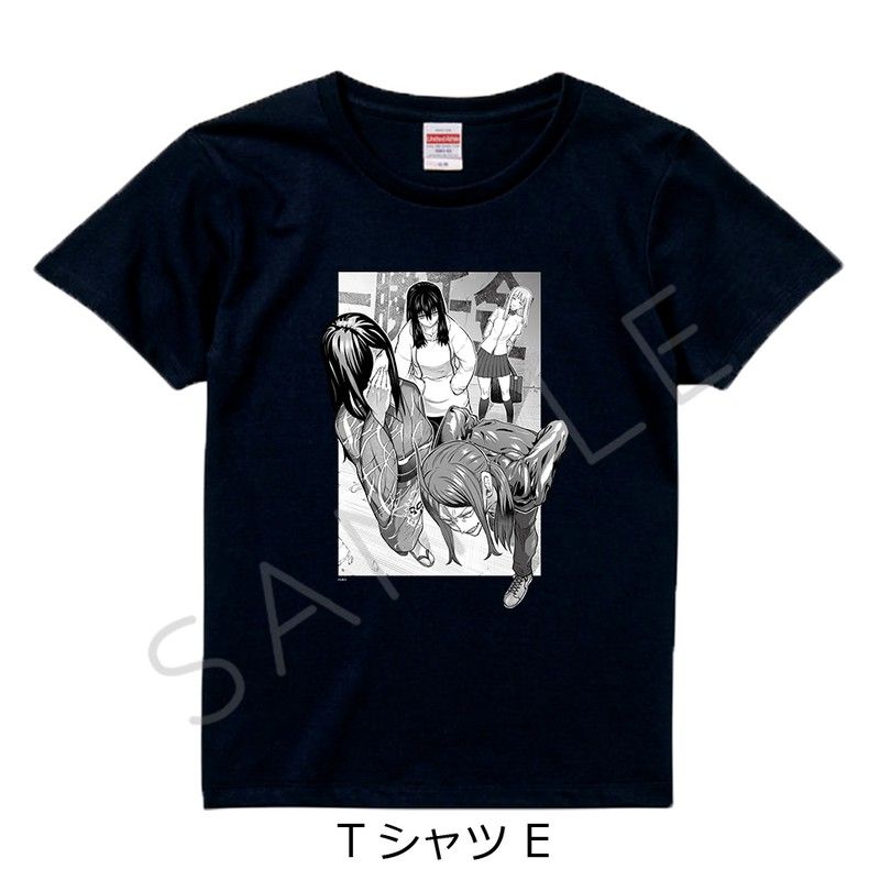 一勝千金 Tシャツ E 集合1 ブラック XLサイズ