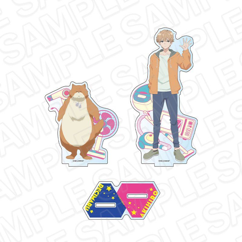 宇宙人ムームー アクリルフィギュア デシマル&鶴見アキヒロ