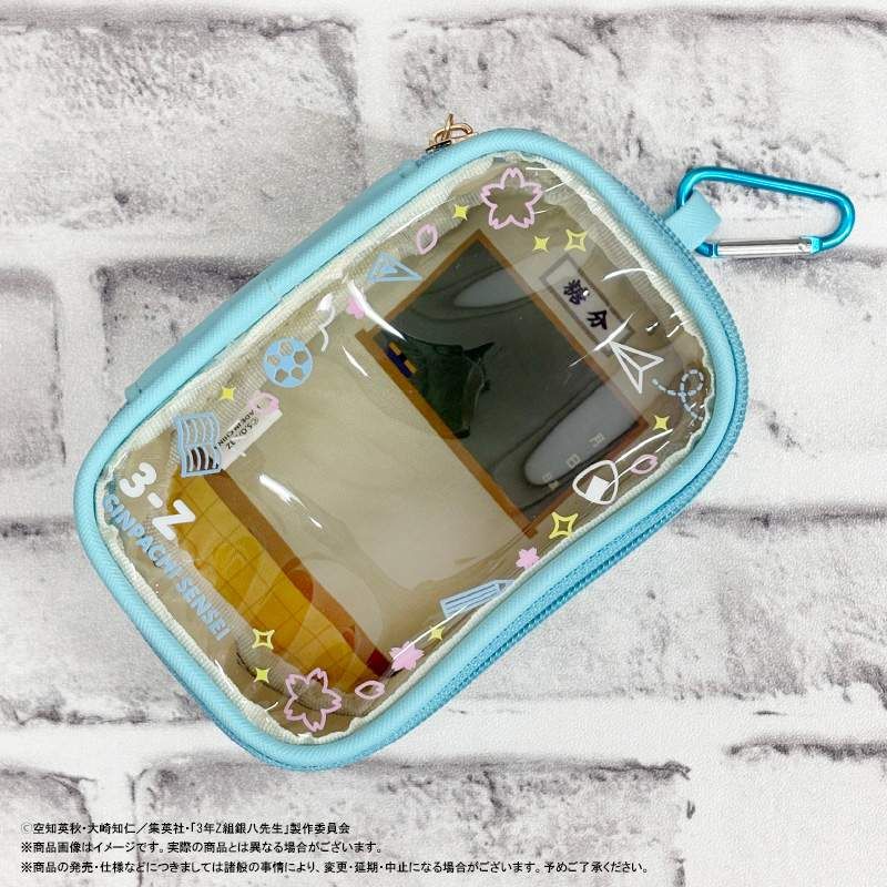 3年Z組銀八先生 カラビナ付きぬいポーチ｜アニメ・キャラクターコラボ