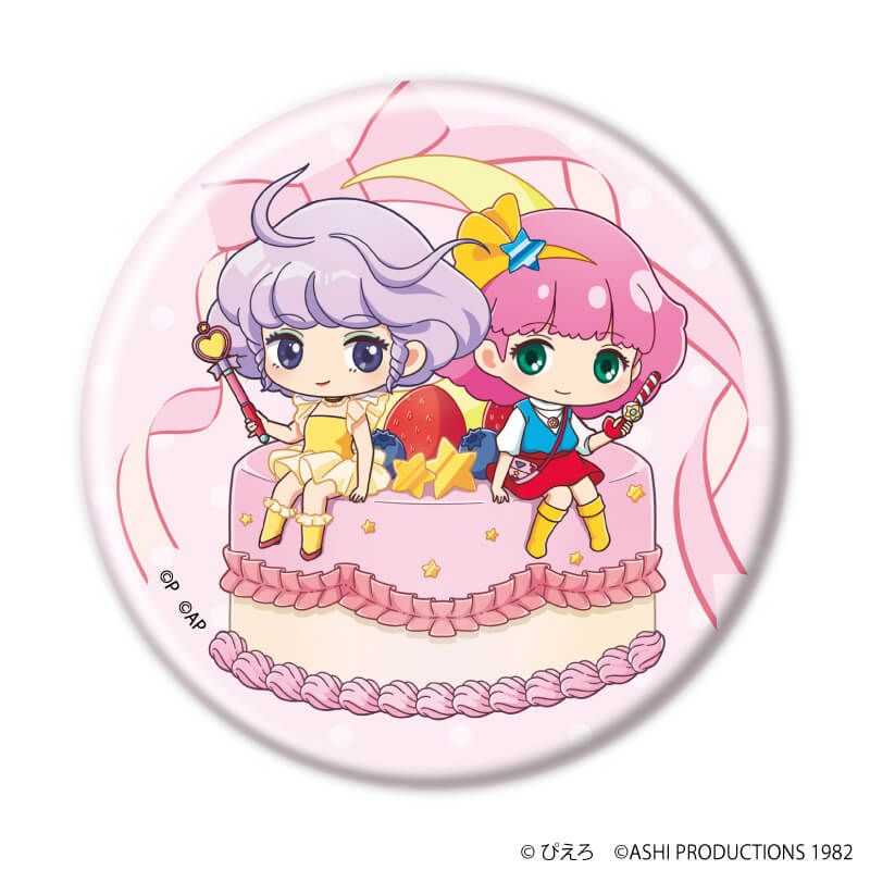 缶バッジ「魔法の天使クリィミーマミ×魔法のプリンセス ミンキーモモ」03/コンプリートセット(全5種)(ミニキャライラスト)