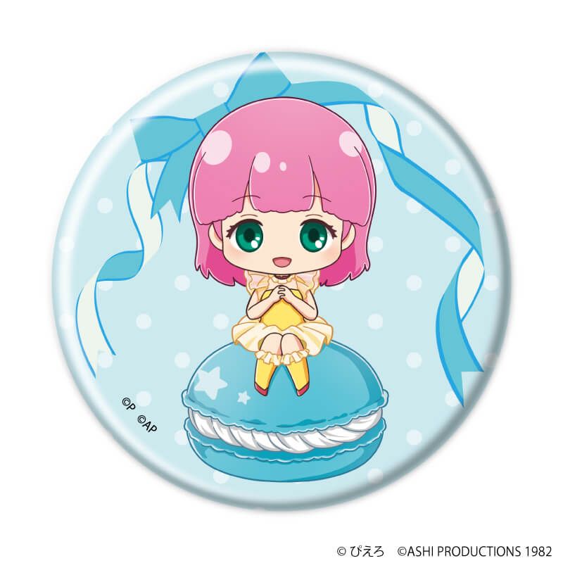 缶バッジ「魔法の天使クリィミーマミ×魔法のプリンセス ミンキーモモ」03/コンプリートセット(全5種)(ミニキャライラスト)