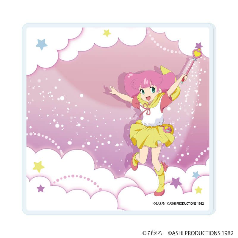 アクリルコースター「魔法の天使クリィミーマミ×魔法のプリンセス ミンキーモモ」02/ミンキーモモ(公式イラスト)
