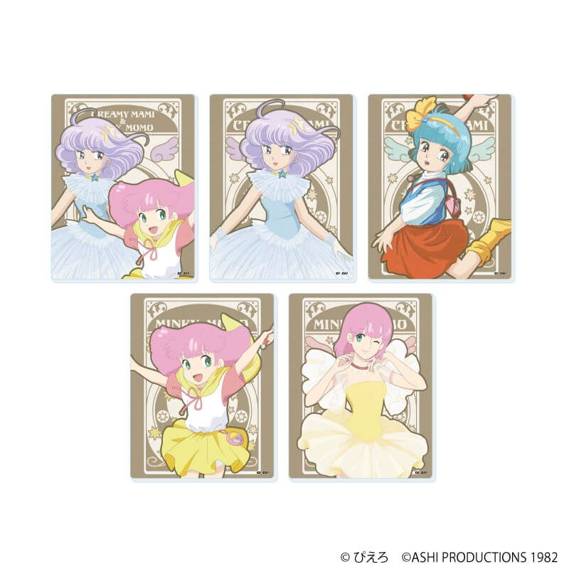 アクリルカード「魔法の天使クリィミーマミ×魔法のプリンセス ミンキーモモ」02/ブラインド(5種)(ANTRAITEイラスト)