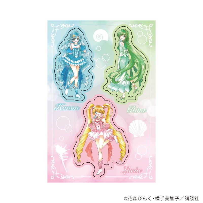 PETANTシール「マーメイドメロディーぴちぴちピッチ」01/集合デザイン アイドル衣装ver.(描き下ろしイラスト)