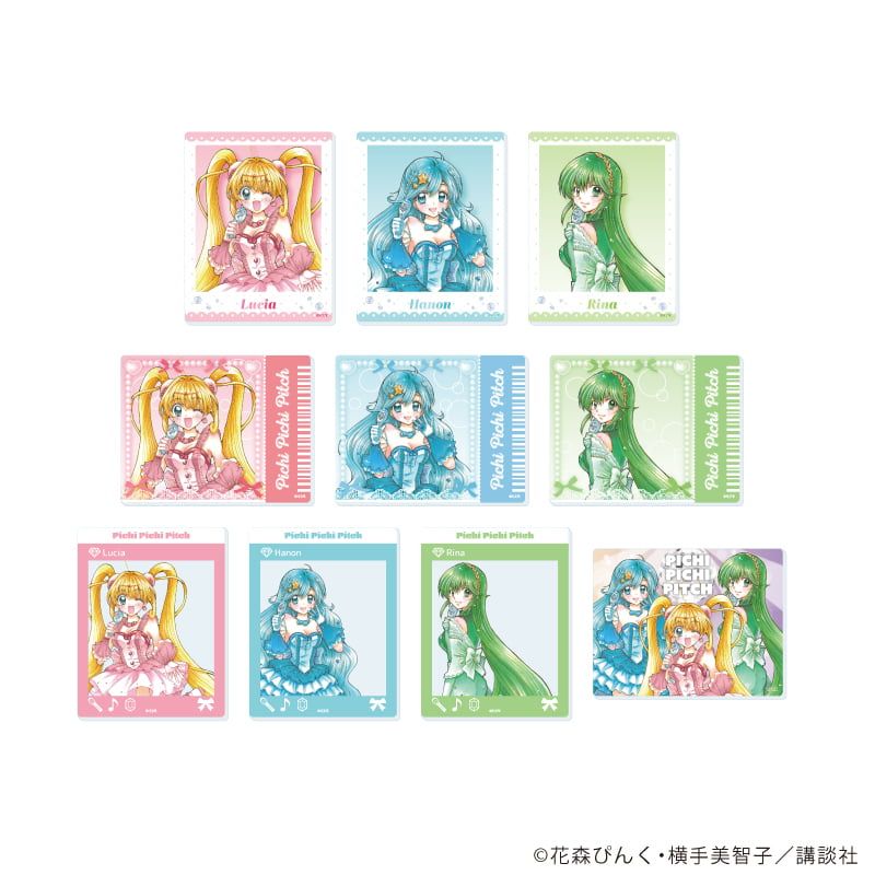 アクリルカード「マーメイドメロディーぴちぴちピッチ」09/アイドル衣装ver. ブラインド(10種)(描き下ろしイラスト)