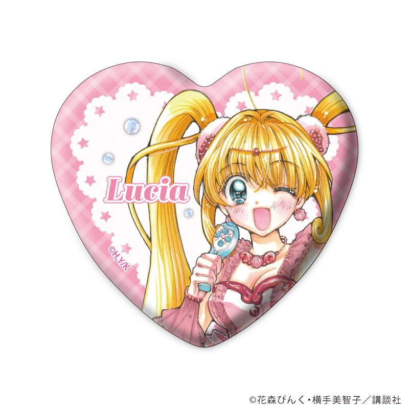 ハート型缶バッジ「マーメイドメロディーぴちぴちピッチ」02/アイドル衣装ver. ブラインド(9種)(公式&描き下ろしイラスト)