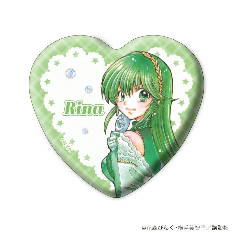 ハート型缶バッジ「マーメイドメロディーぴちぴちピッチ」02/アイドル衣装ver. ブラインド(9種)(公式&描き下ろしイラスト)