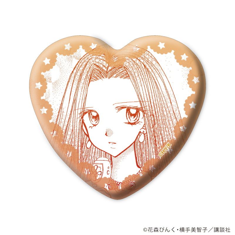 ハート型缶バッジ「マーメイドメロディーぴちぴちピッチ」02/アイドル衣装ver. ブラインド(9種)(公式&描き下ろしイラスト)