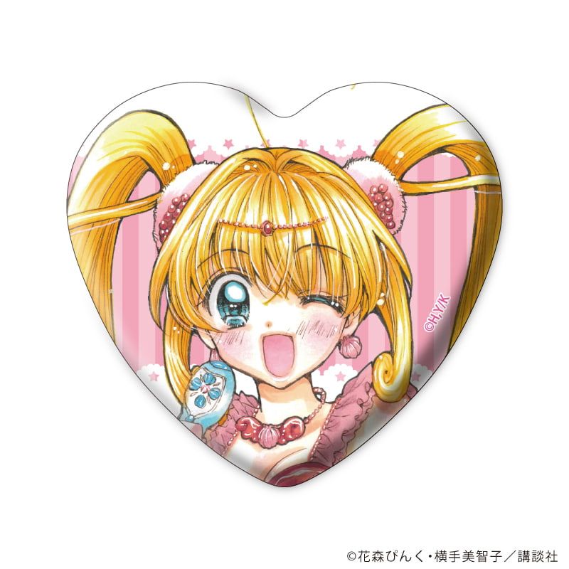 ハート型缶バッジ「マーメイドメロディーぴちぴちピッチ」01/アイドル衣装ver. ブラインド(9種)(公式&描き下ろしイラスト)