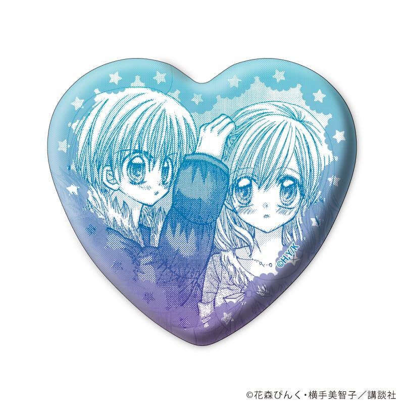 ハート型缶バッジ「マーメイドメロディーぴちぴちピッチ」01/アイドル衣装ver. ブラインド(9種)(公式&描き下ろしイラスト)