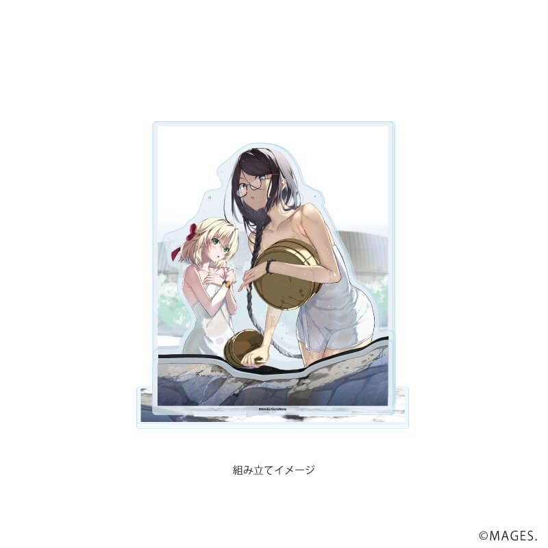 プレミアム アクリルジオラマプレート「メモリーズオフシリーズ」02/嘉神川ノエル&日紫喜瑞羽(描き下ろしイラスト)