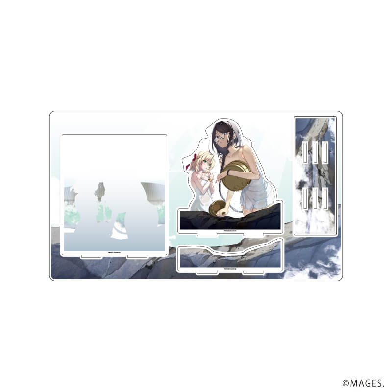 プレミアム アクリルジオラマプレート「メモリーズオフシリーズ」02/嘉神川ノエル&日紫喜瑞羽(描き下ろしイラスト)