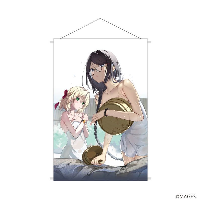 B2縦タペストリー「メモリーズオフシリーズ」06/嘉神川ノエル&日紫喜瑞羽(描き下ろしイラスト)