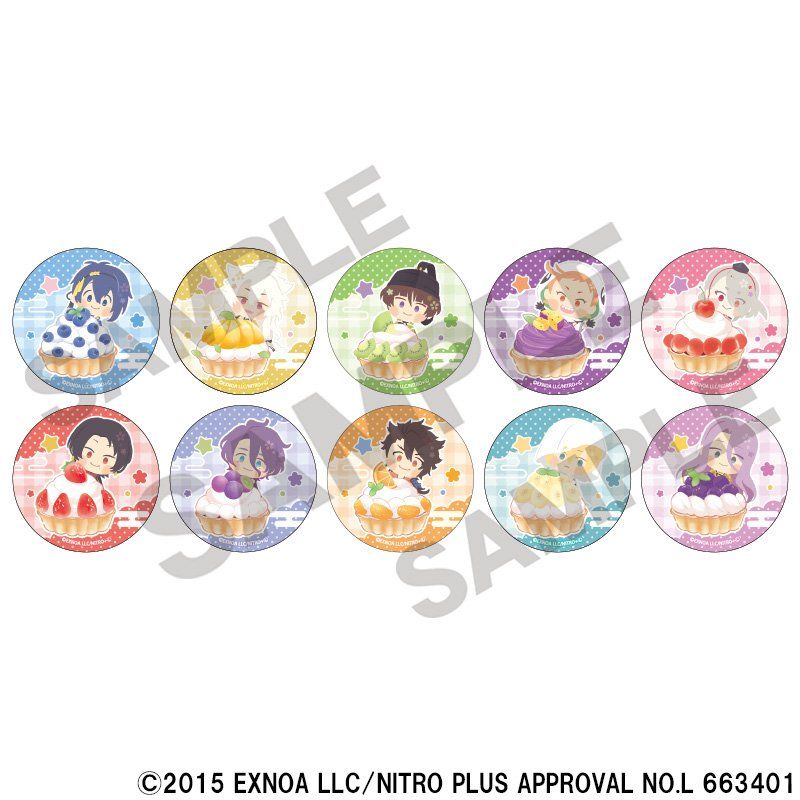 刀剣乱舞 缶バッジ アクリルキーホルダー すわらせ隊 刀剣乱舞-ONLINE- すわらせ隊2｜ガシャポンオフィシャルサイト