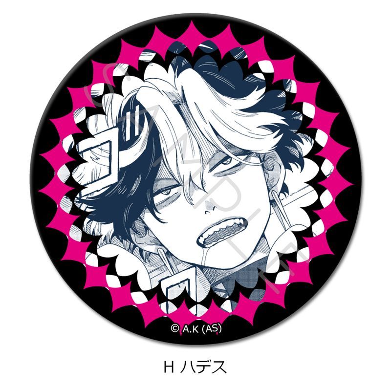 冥王の柘榴 3way缶バッジ H ハデス