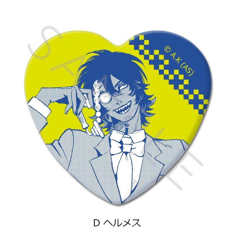 冥王の柘榴 ハート型缶バッジ D ヘルメス｜アニメ・キャラクター