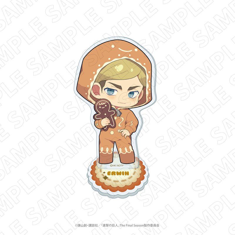 3 o'clock 進撃の巨人 ミニキャラBIGアクリルスタンド エルヴィン