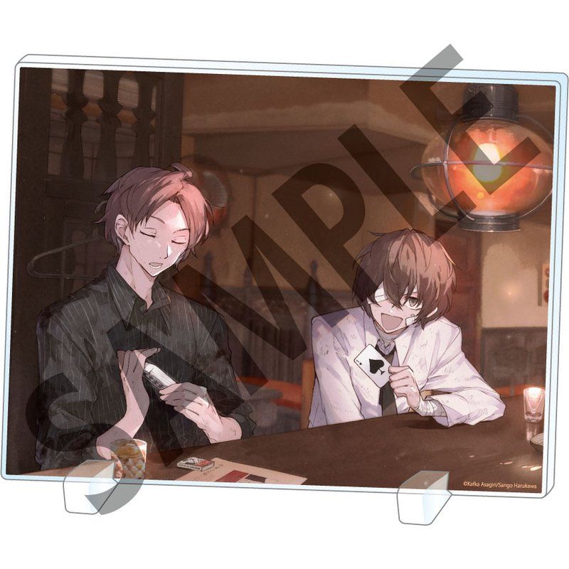 文豪ストレイドッグス 太宰を拾った日 アクリルパネル 太宰治&織田作之助