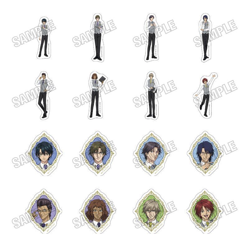 新テニスの王子様 描き下ろしステッカーコレクション ホテルマンVer.2