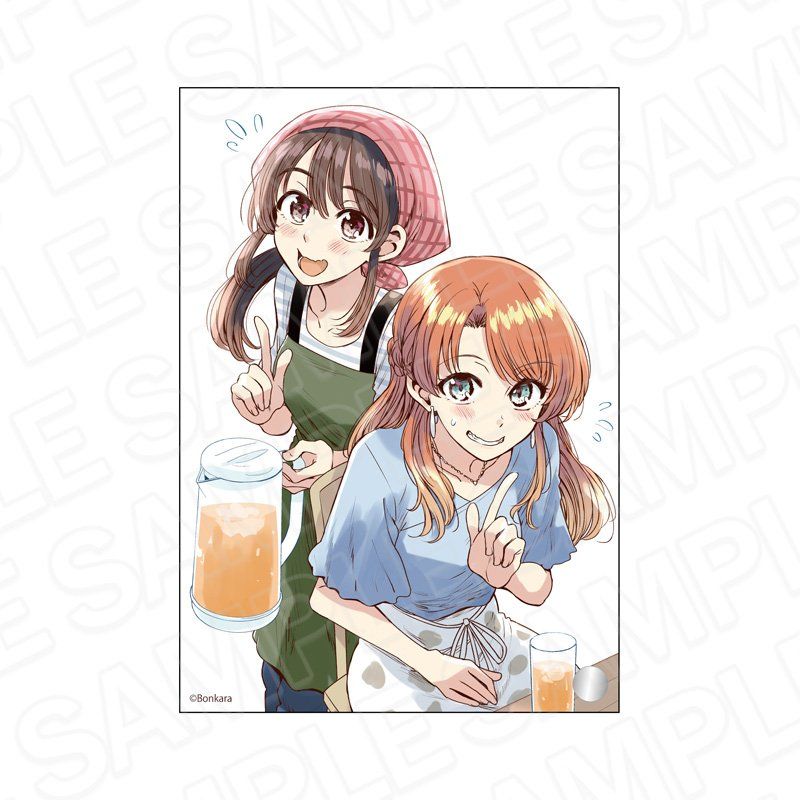 くちべた食堂 ミニアクリルアート 日代乃&凛 A