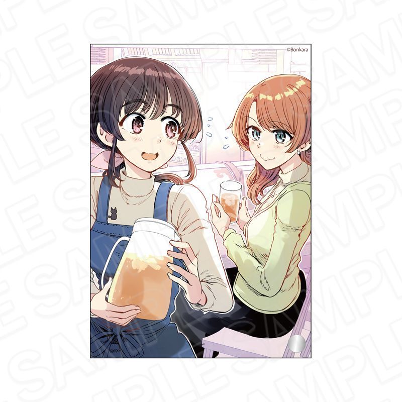 くちべた食堂 ミニアクリルアート 日代乃&凛 B