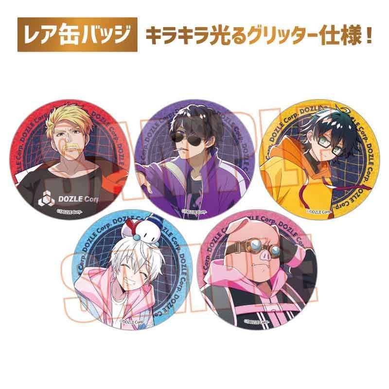 midorikawa twoness 缶バッジ scissor shop トレーディング缶バッジ ドズル社 CYBERPUNK meets DOZLE Corp