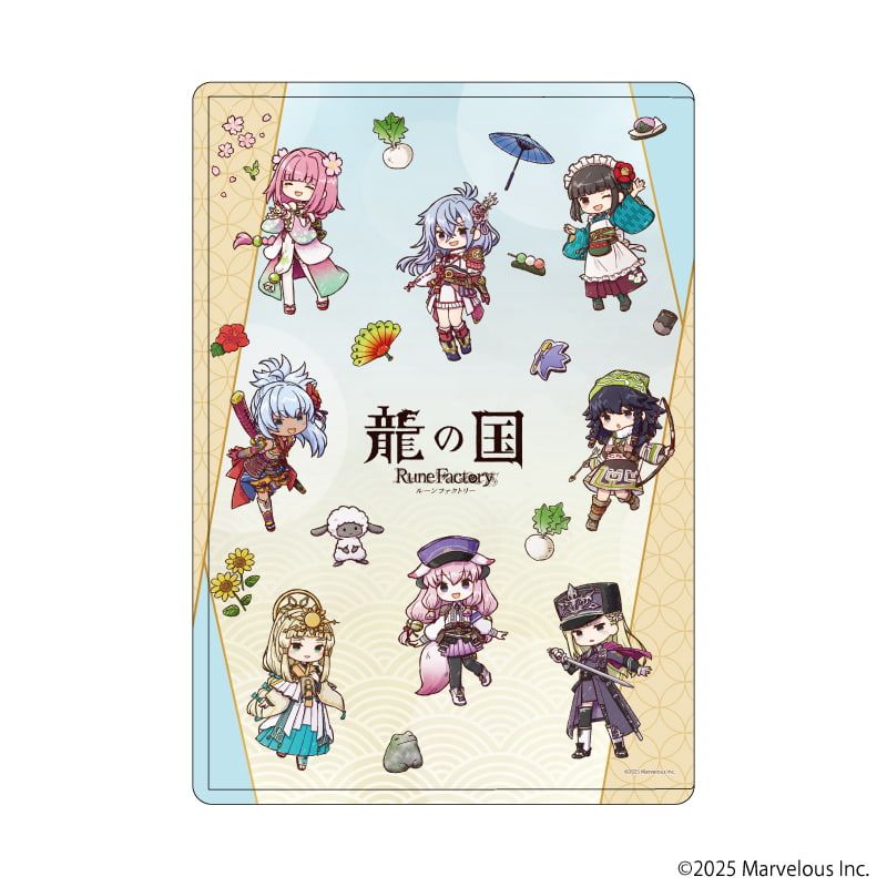 キャラクリアケース「龍の国 ルーンファクトリー」02/集合デザインB(グラフアートイラスト)