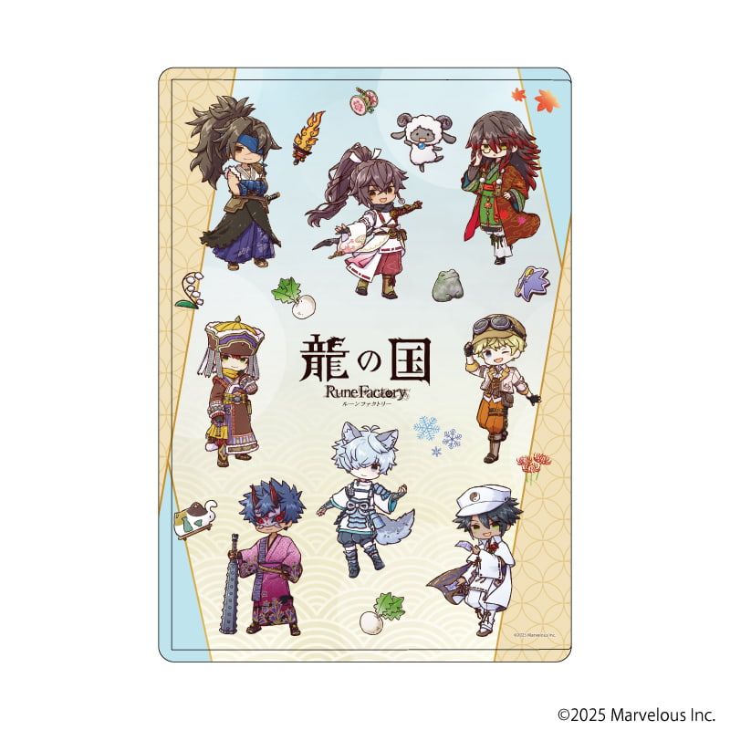 キャラクリアケース「龍の国 ルーンファクトリー」01/集合デザインA(グラフアートイラスト)