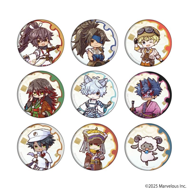 缶バッジ「龍の国 ルーンファクトリー」01/コンプリートセット(全9種)(グラフアートイラスト)