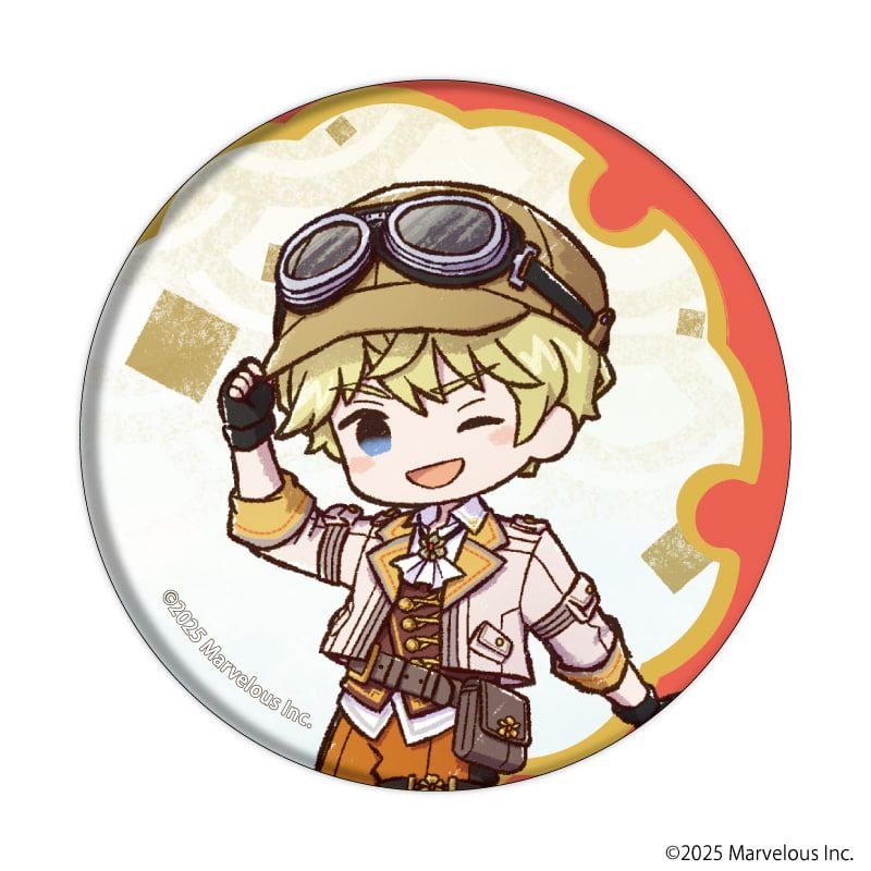 缶バッジ「龍の国 ルーンファクトリー」01/ブラインド(9種)(グラフアートイラスト)