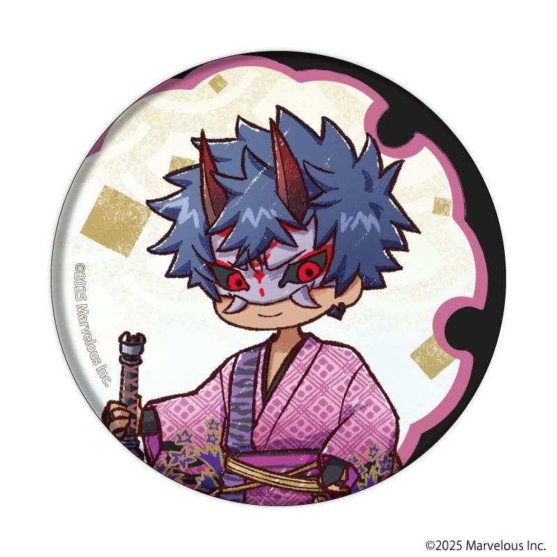 缶バッジ「龍の国 ルーンファクトリー」01/ブラインド(9種)(グラフアートイラスト)