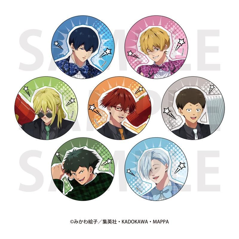 忘却バッテリー トレーディングメタリック缶バッジ 等身