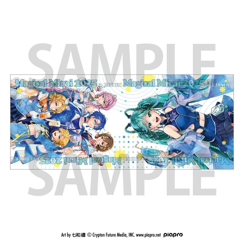 初音ミク マジカルミライ 2025 コラボカフェin E-DINER フェイスタオル