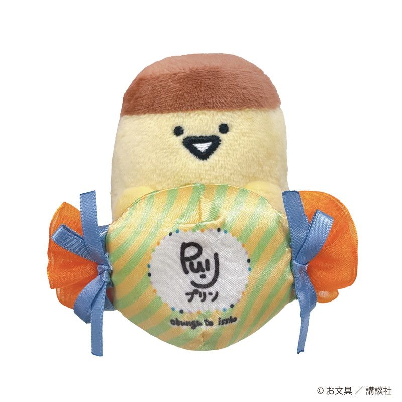 あめぬい「お文具といっしょ」02/プリンさん(描き起こしイラスト)