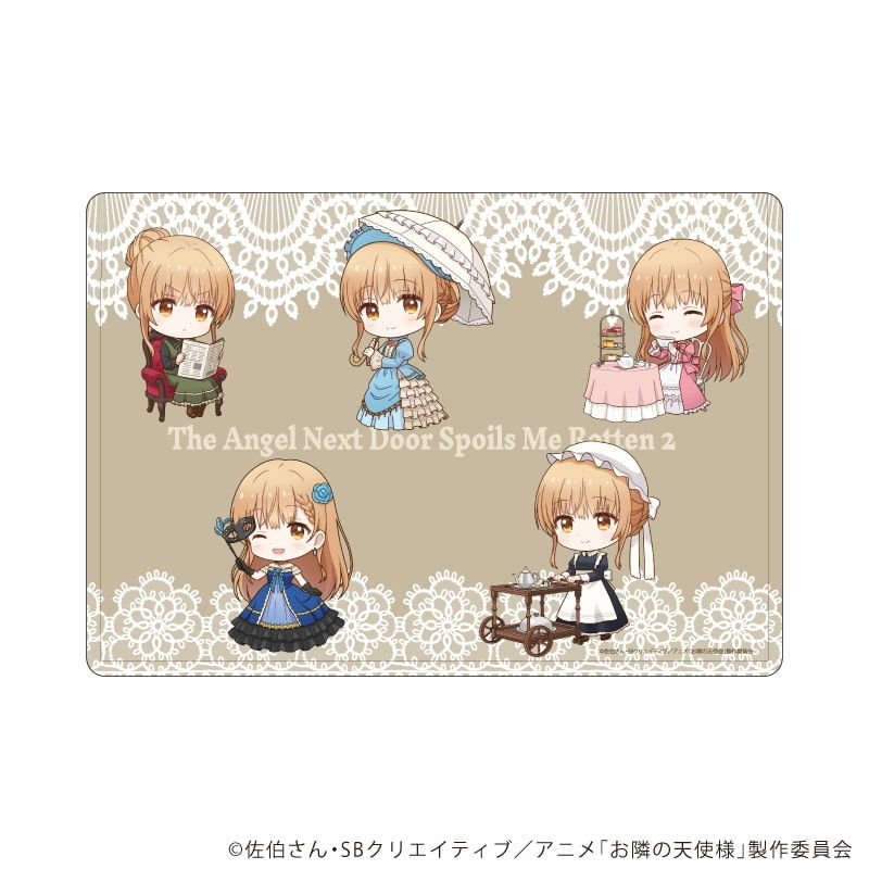 キャラクリアケース「お隣の天使様にいつの間にか駄目人間にされていた件」10/英国クラシック 集合デザイン(ミニキャライラスト)