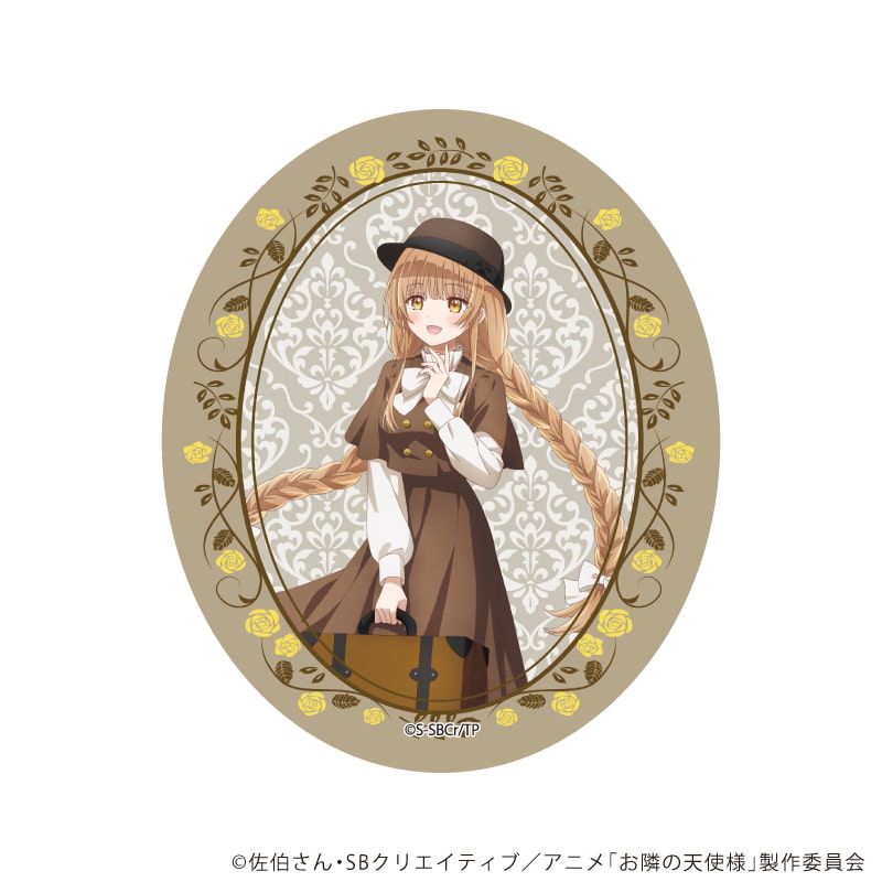 ダイカットステッカー「お隣の天使様にいつの間にか駄目人間にされていた件」03/椎名真昼 旅装ver.(描き下ろしイラスト)