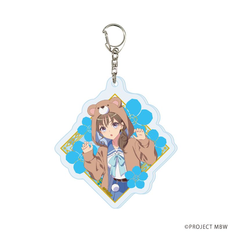 アクリルキーホルダー「前橋ウィッチーズ」02/動物ver.トレーディング(10種)(描き下ろしイラスト)