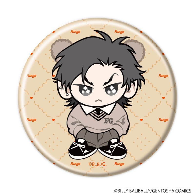 缶バッジ「FANGS」02/コンプリートセット(全8種)(描き下ろしイラスト)