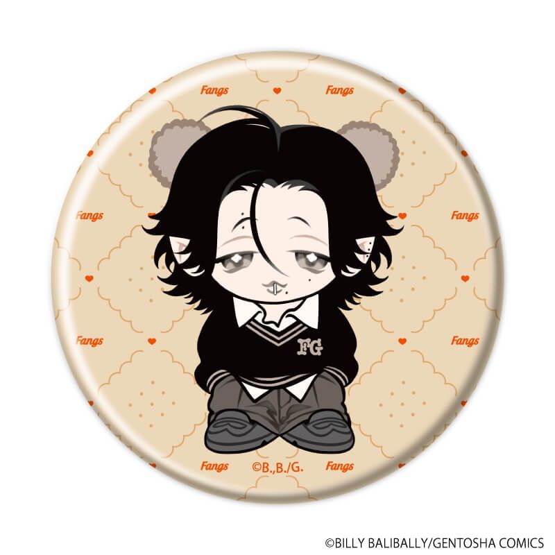 缶バッジ「FANGS」02/コンプリートセット(全8種)(描き下ろしイラスト)